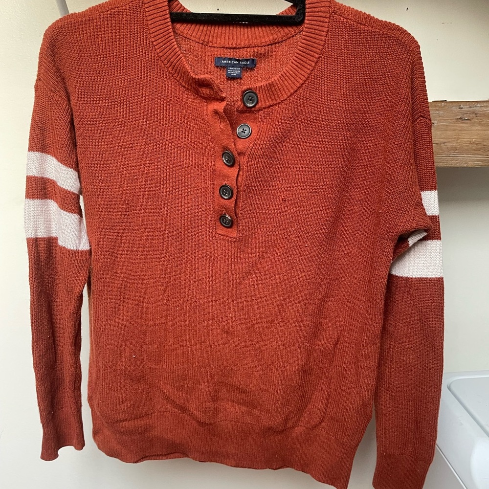 American Eagle Women’s XS Sweater Button Henley Pullover